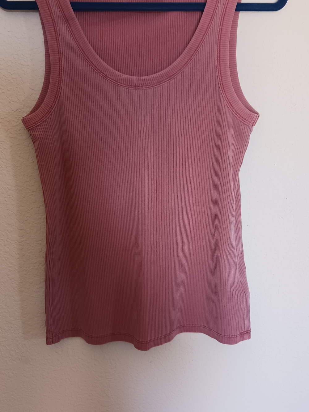 GAP Ribbed Tank Top - Dusty Rose Pink